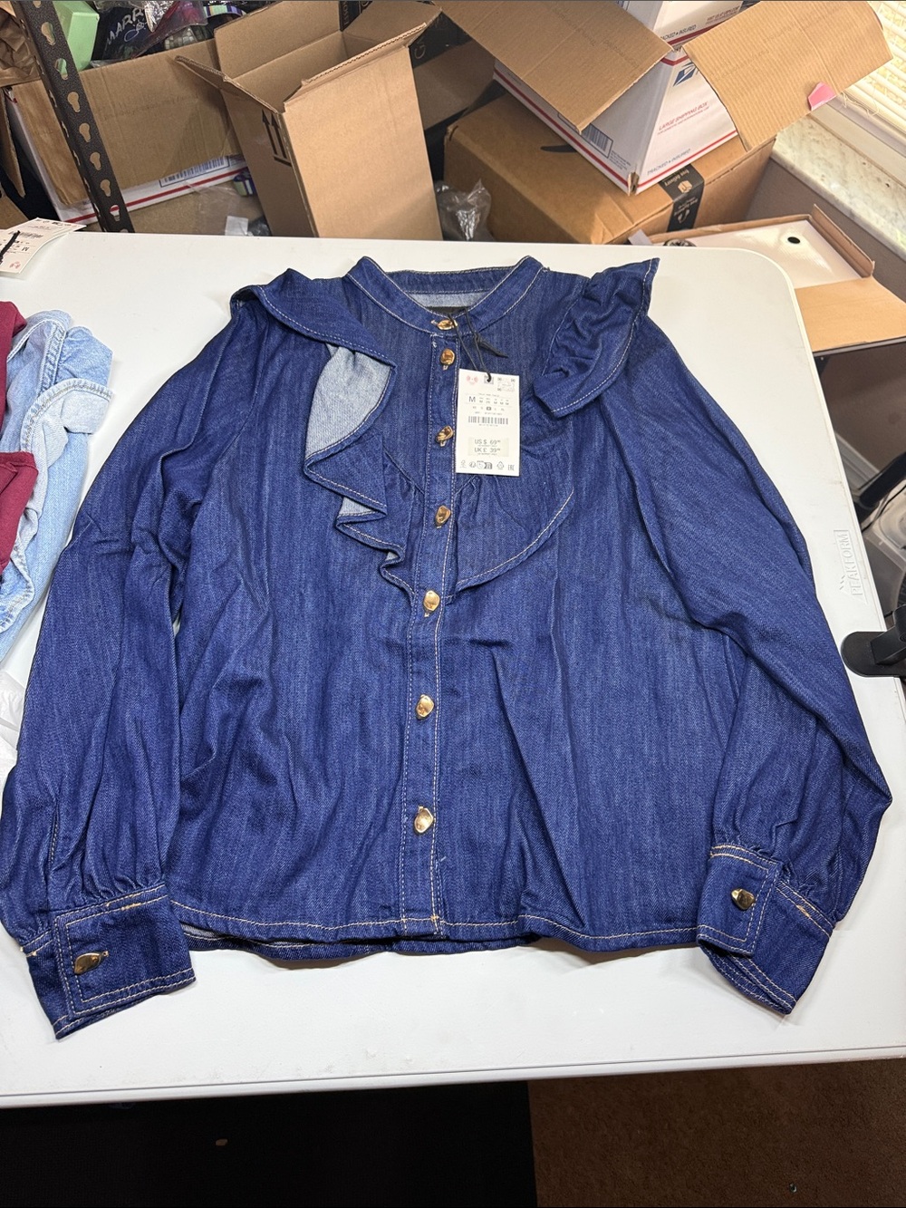 Zara women’s  button down